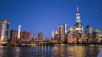 nyc ferry ride (night)